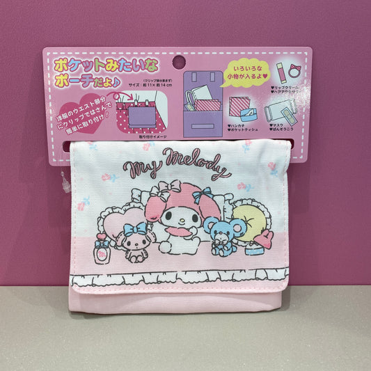 SANRIO MY MELODY POCKET POUCH FRILL