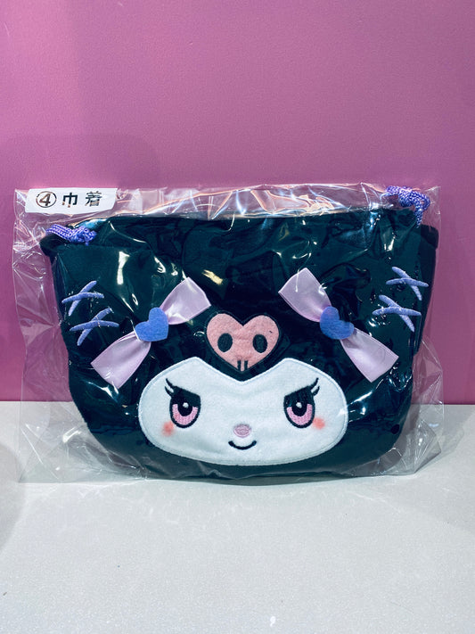 SANRIO KUROMI DRAWSTING POUCH 2022 SPECIAL WINTER EDITION JAPAN ONLY 04