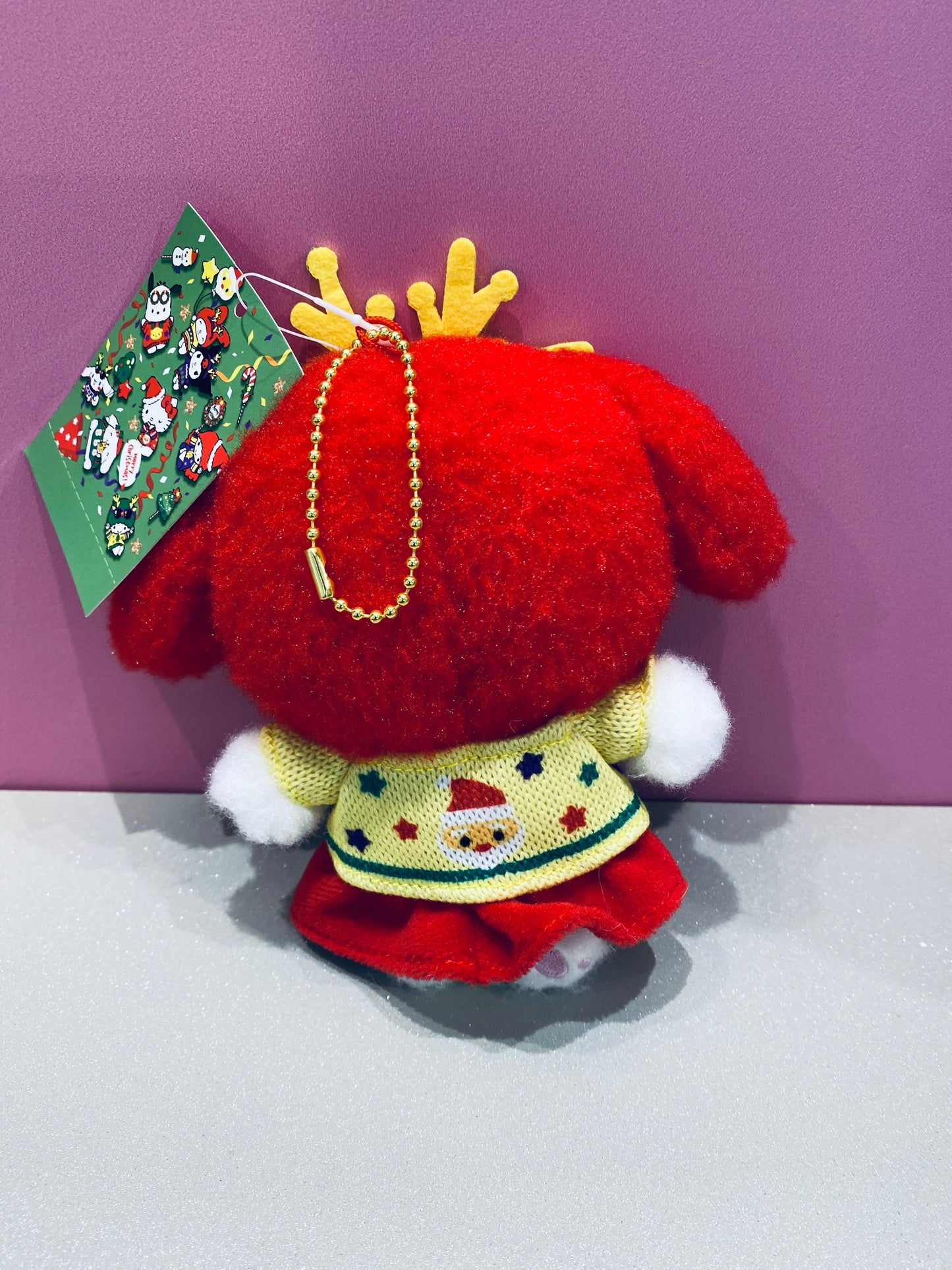 SARNIO MY MELODY XMAS HANGING MASCOT