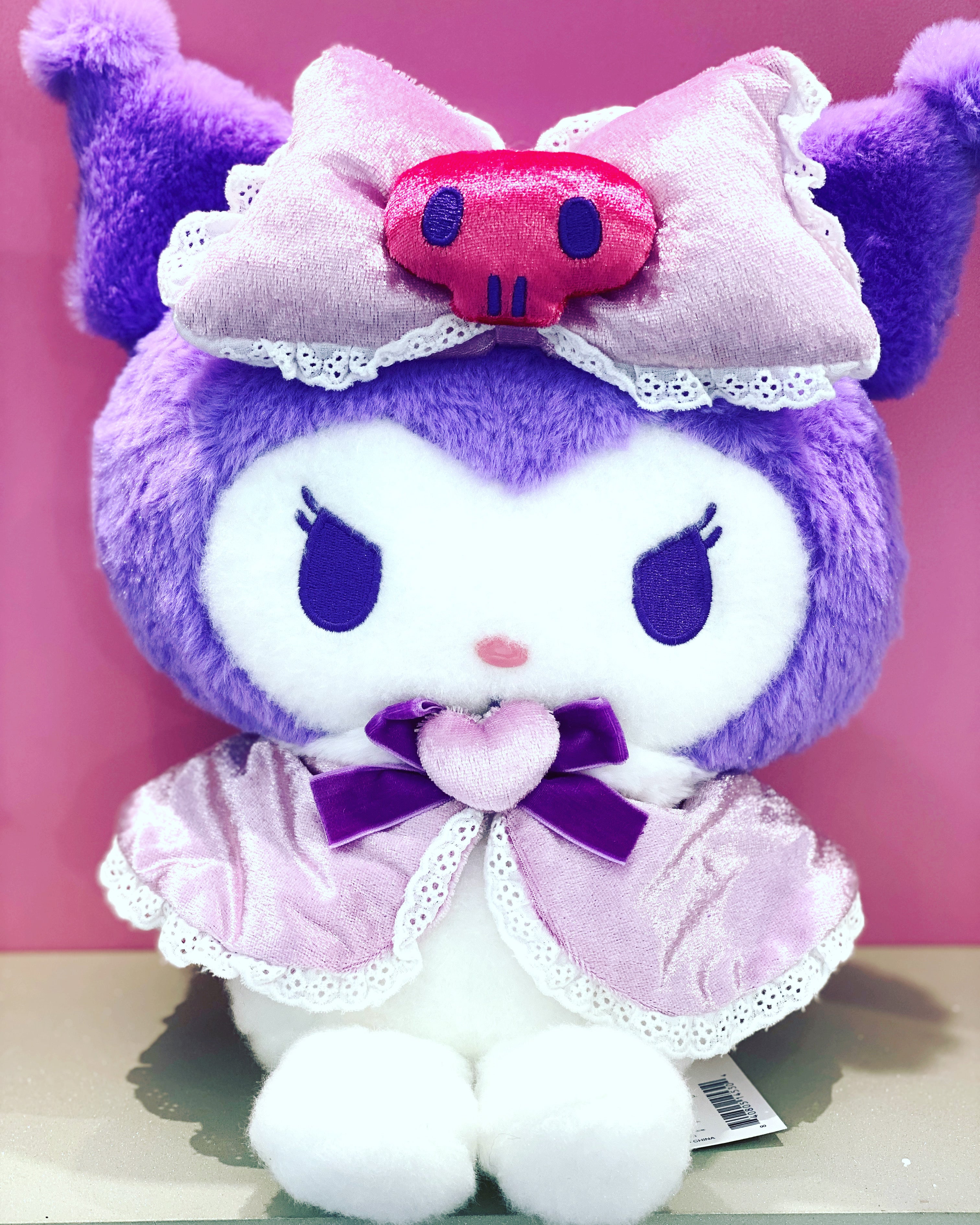 Kuromi melody large pitatto shops magnetic plush with cape