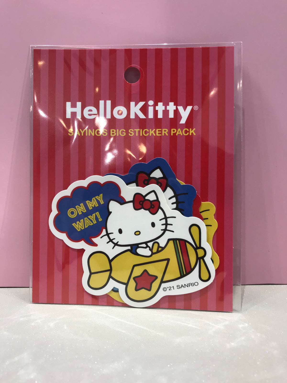 Sanrio characters Big sticker 2021_ Hello Kitty / Little Twin