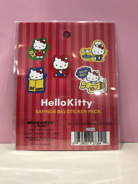 Sanrio characters Big sticker 2021_ Hello Kitty / Little Twin