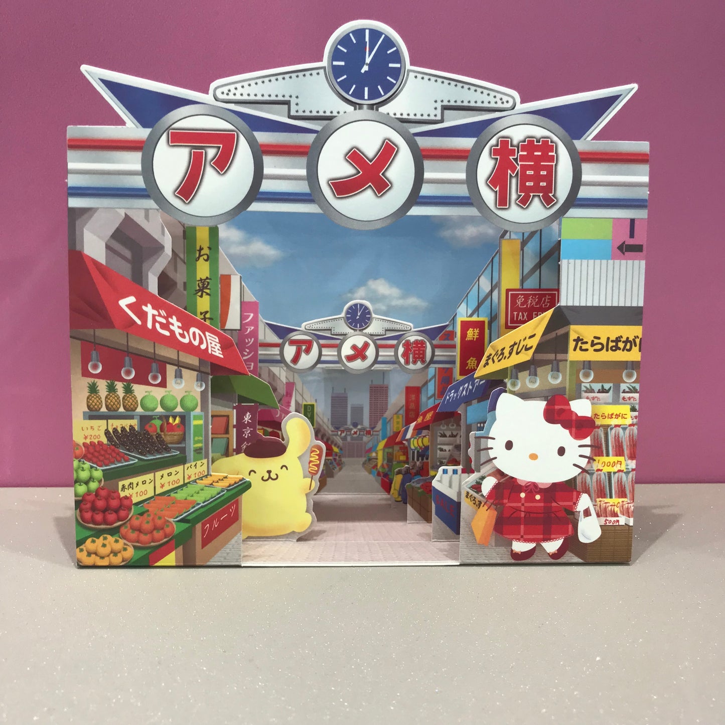 HELLO KITTY YOKOHAMA GREETING CARD