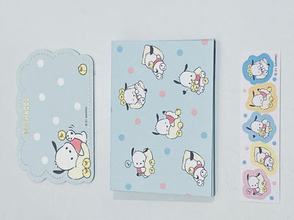 POCHACCO MESSAGE CARDS WITH STICKERS
