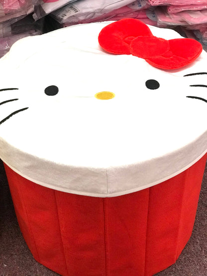 SANRIO HELLO KITTY STORAGE BOX ROUND K/T