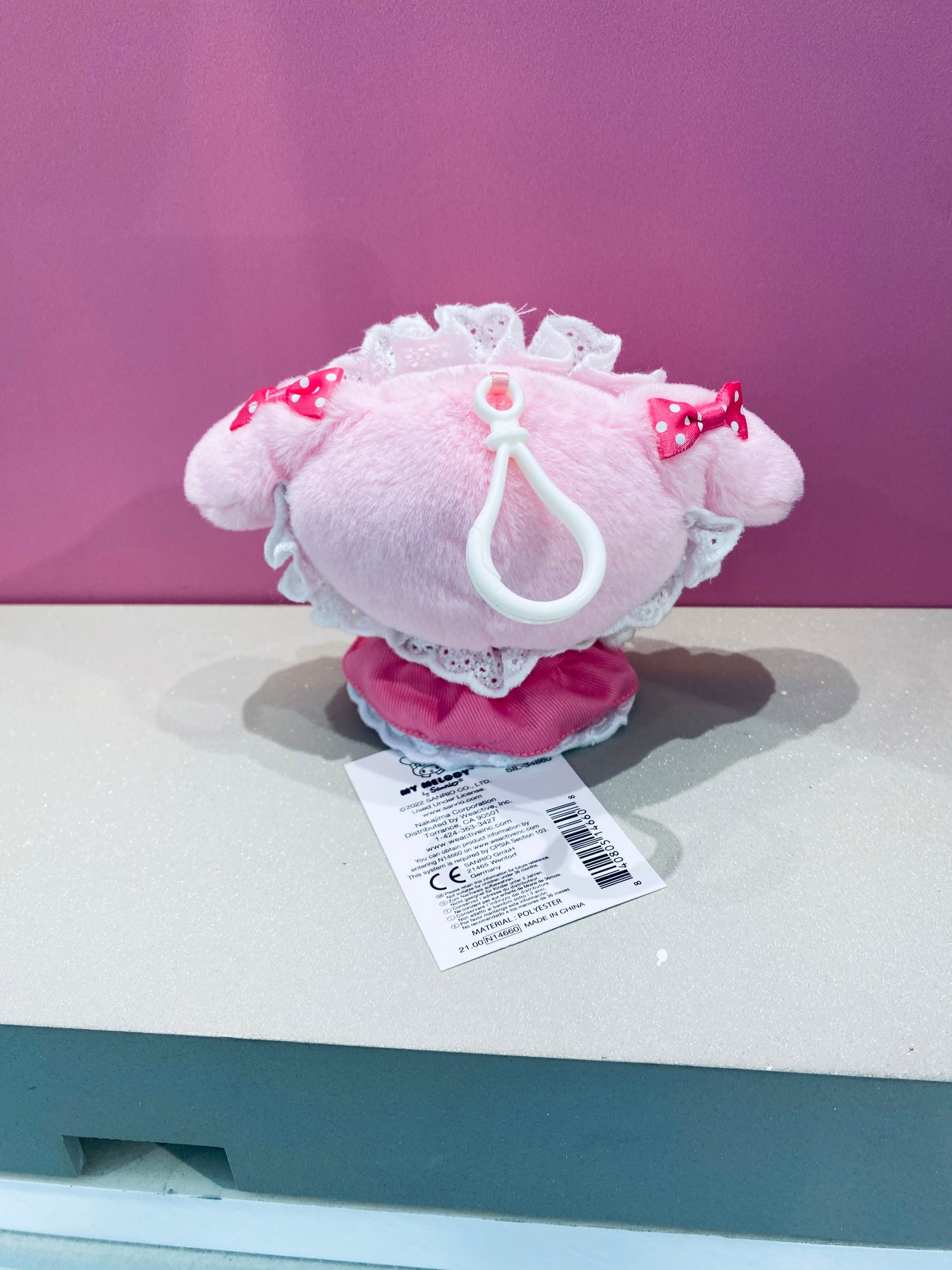 MY MELODY MASCOT CLIP-ON LOLITA DRESS