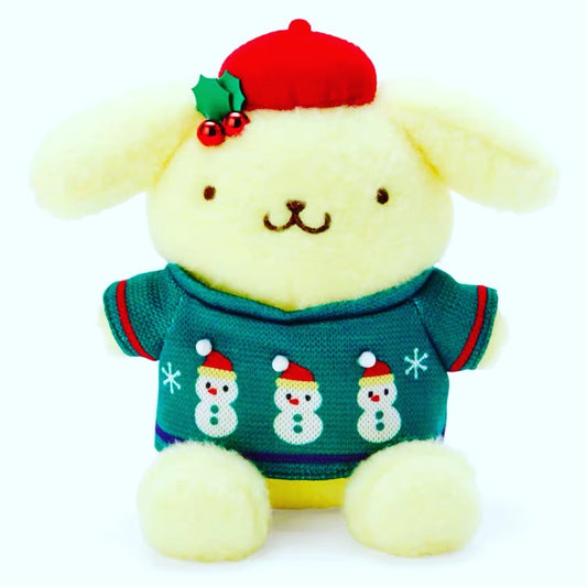 SARNIO POMPOMPURIN XMAS PLUSH JAPAN EXCLUSIVE