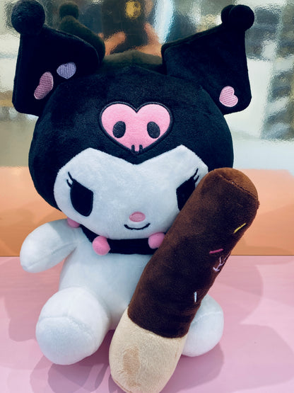 KUROMI CHOCOLATE POCKY PLUSH 12"