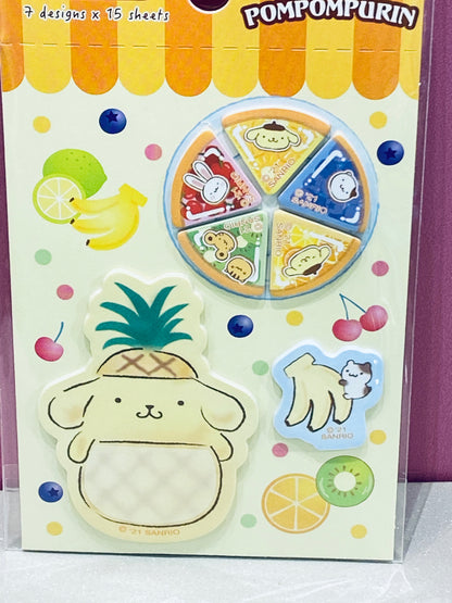 SANRIO POMPOMPURIN STICKY NOTES MARKING CN