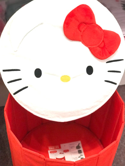 SANRIO HELLO KITTY STORAGE BOX ROUND K/T