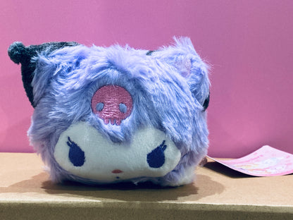 SANRIO KUROMI HAPPY CAT LYING DOWN PLUSH