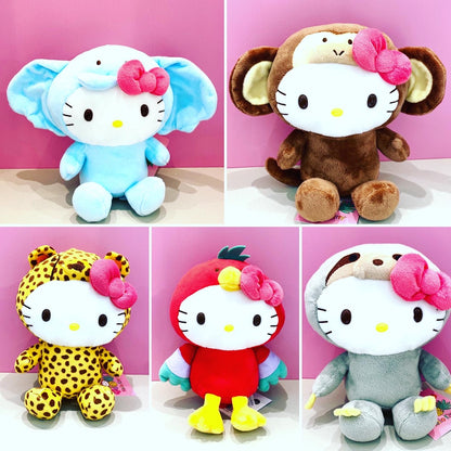 HELLO KITTY 7 IN PLUSH PARROT TROPICAL ANIMAL